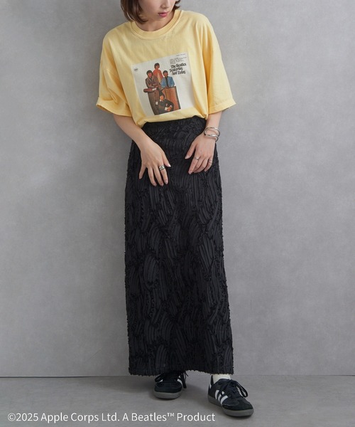The Beatles(ザビートルズ)の「【THE FINAL VIEW】The Beatles / ビートルズ ピグメント プリントTシャツ(Tシャツ/カットソー・レディース・ホワイト/イエロー/ブラック・XL/L/M)」の14枚目の写真
