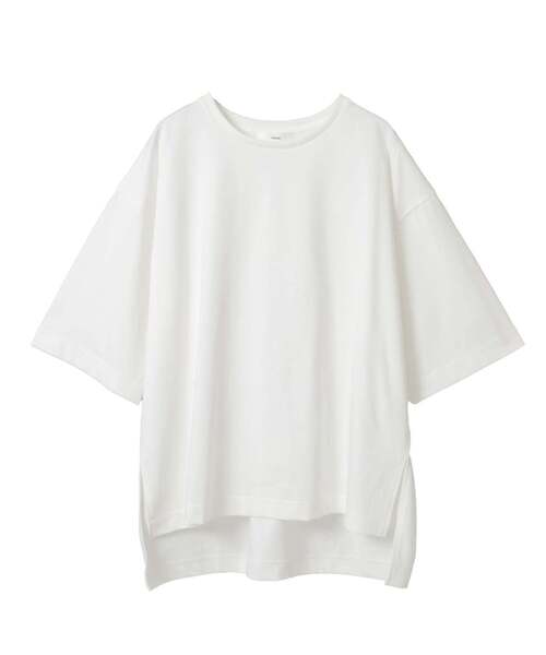 Liesse(リエス)の「ベーシック天竺Tシャツ(Tシャツ/カットソー・レディース・ホワイト/ブラウン/ブラック・FREE)」の2枚目の写真