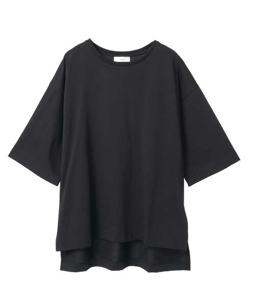 Liesse(リエス)の「ベーシック天竺Tシャツ(Tシャツ/カットソー・レディース・ホワイト/ブラウン/ブラック・FREE)」の1枚目の写真