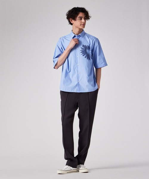 PS Paul Smith（ピーエスポールスミス）の「“Margaret” 半袖シャツ【252754 EXSH02】（シャツ/ブラウス・メンズ・ブルー/ストライプ/ホワイト・LARGE/MEDIUM/SMALL/X-LARGE）」の11枚目の写真