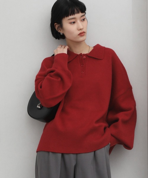 NOGLE/ノグル】オーバーポロニット（ニット/セーター）｜NOGLE（ノグル