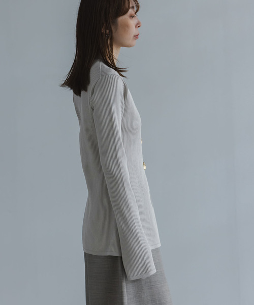 ELENI/エルニ フロウゴールドボタンニット（カーディガン/ボレロ