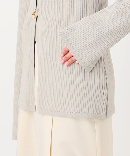 ELENI/エルニ フロウゴールドボタンニット（カーディガン/ボレロ