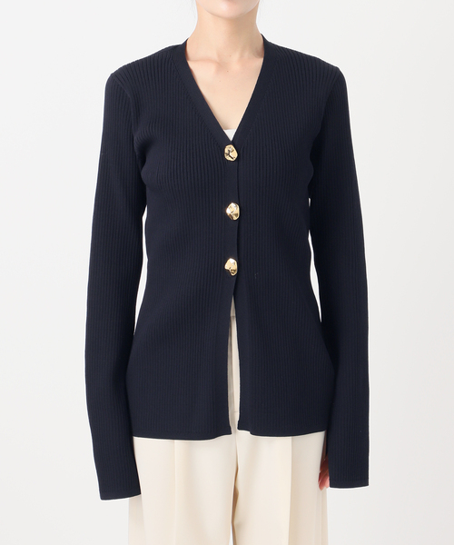 ELENI/エルニ フロウゴールドボタンニット（カーディガン/ボレロ