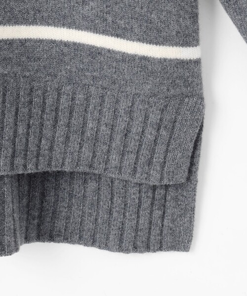 自由区(ジユウク)の「ウールカシミヤブレンドハイネック ニット(ニット/セーター・レディース・黄土色系1/オールドローズ系/ブルー系・32)」の14枚目の写真