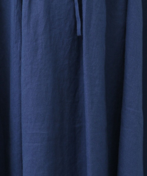 studio CLIP(スタディオクリップ)の「《natural by clip》リネンギャザーフレアスカート(スカート・レディース・アイボリー/ネイビー・FREE)」の18枚目の写真