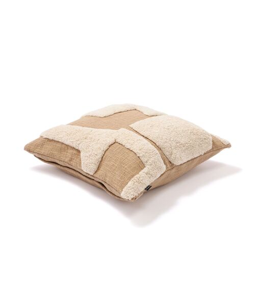 セール】タフトキカ クッションカバー 45×45 ベージュ（014