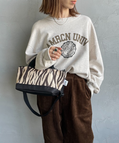 Drifter（ドリフター）の「[Drifter/ドリフター] 2WAY ワイドトートバッグ（ショルダーバッグ・レディース・ブラック/ゼブラ/レオパード・ONE SIZE）」の8枚目の写真