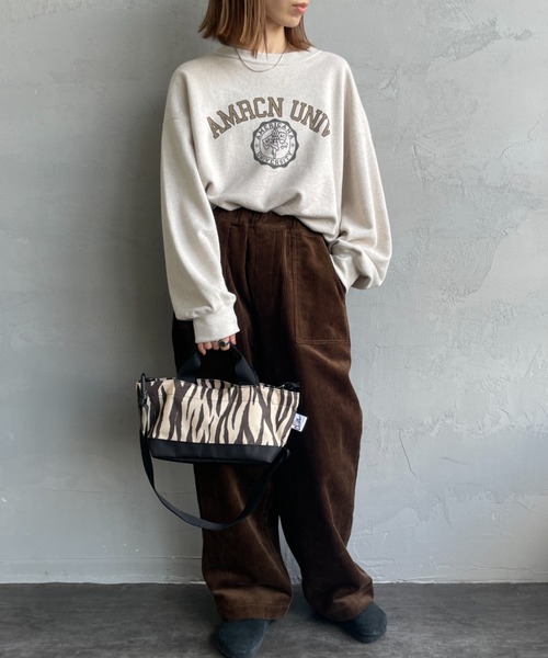Drifter（ドリフター）の「[Drifter/ドリフター] 2WAY ワイドトートバッグ（ショルダーバッグ・レディース・ブラック/ゼブラ/レオパード・ONE SIZE）」の11枚目の写真