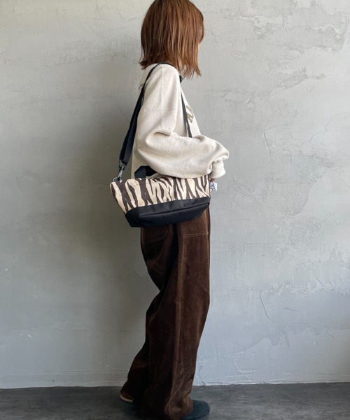 Drifter（ドリフター）の「[Drifter/ドリフター] 2WAY ワイドトートバッグ（ショルダーバッグ・レディース・ブラック/ゼブラ/レオパード・ONE SIZE）」の17枚目の写真