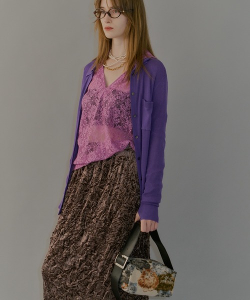 yae(ヤエ)の「Square bag / スクエアバッグ(ショルダーバッグ・レディース・レオパード/ブラック/ベージュ・FREE)」の9枚目の写真