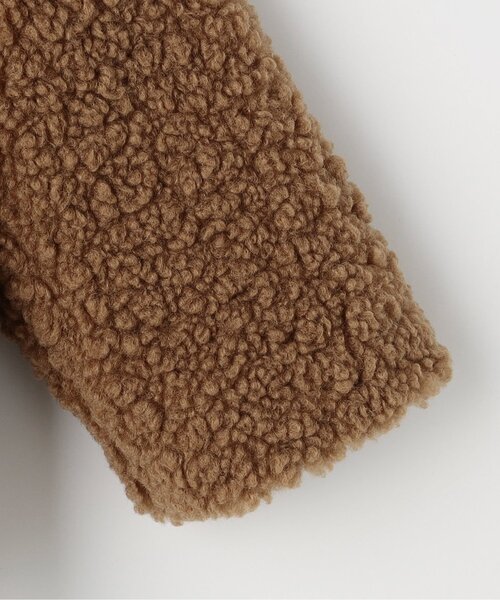 p.premier(ピードットプルミエ)の「【ジュニア対応】テディーボアジャケット(ブルゾン・キッズ・ダークブラウン/ブラウン/グレー/アイボリー・90/100/110/120/80/130/140)」の18枚目の写真