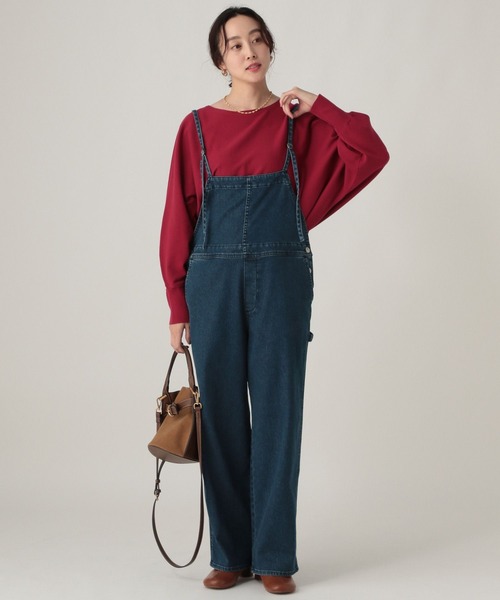 Elura(エルーラ)の「シャリゆるドルマンニット/590099(ニット/セーター・レディース・ネイビー/レッド系その他/ブラウン/ブルー・MEDIUM/LARGE)」の8枚目の写真