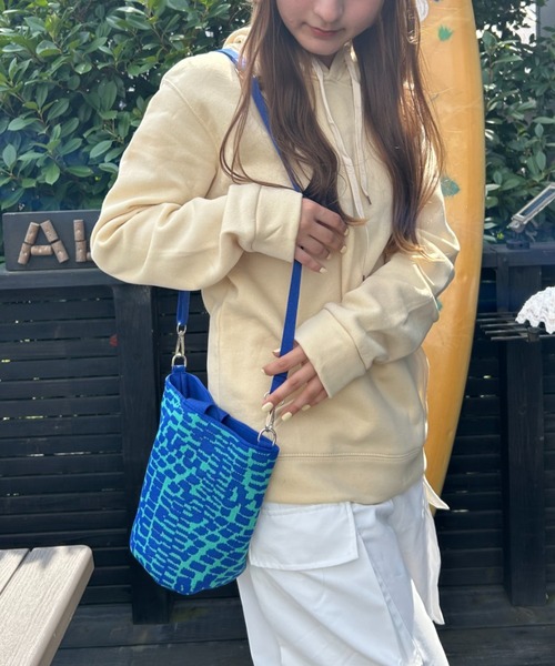 セール】バケツ型ニット ワンハンドル ショルダー 2way バッグ