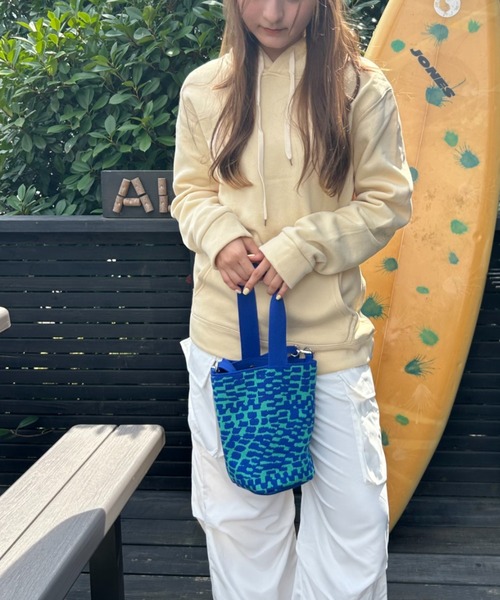 セール】バケツ型ニット ワンハンドル ショルダー 2way バッグ