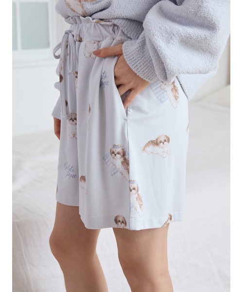 gelato pique（ジェラートピケ）の「シーズー柄ショートパンツ（ルーム