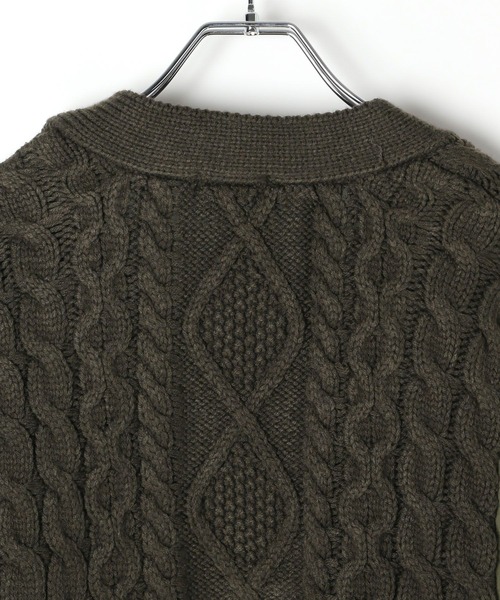 LEPSIM（レプシィム）の「3.5ゲージキルトコンビZIPカーディガン　590724（カーディガン/ボレロ・レディース・ホワイト系その他/グレー系その他/ブラック×グレー・FREE）」の10枚目の写真