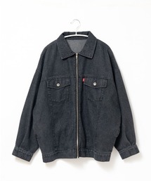 A.D.C.L. | ジップ仕様 オーバーサイズ ビックシルエット デニムジャケット（Gジャン）(デニムジャケット)
