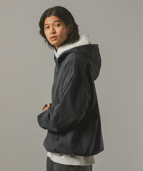 SIGNAL SPORTS（シグナルスポーツ）の「【SIGNAL SPORTS】nylon anorak hoodie/ナイロンアノラックパーカー（ナイロンジャケット・メンズ・ネイビー/ダークグレー・FREE）」の20枚目の写真