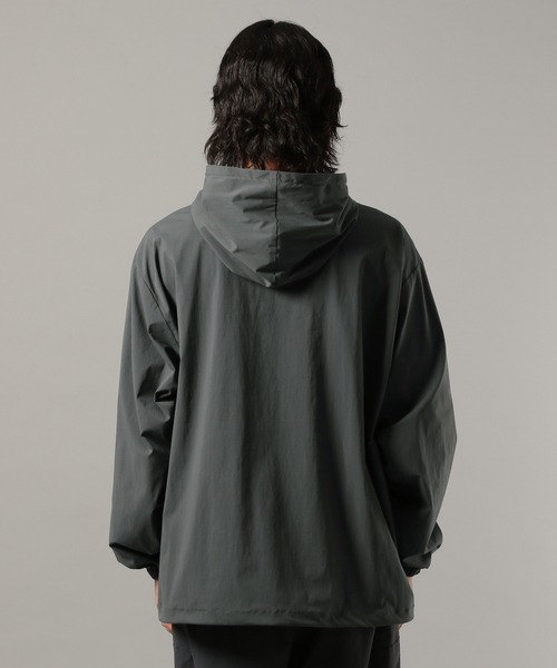 セール】【SIGNAL SPORTS】nylon anorak hoodie/ナイロンアノラック