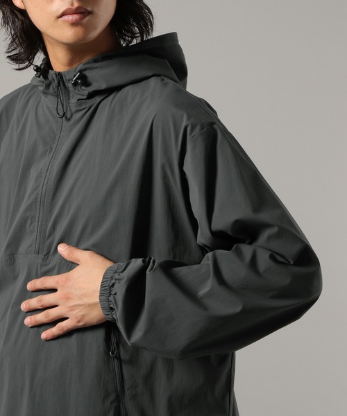 セール】【SIGNAL SPORTS】nylon anorak hoodie/ナイロンアノラック