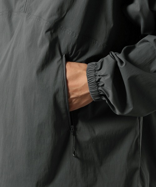 セール】【SIGNAL SPORTS】nylon anorak hoodie/ナイロンアノラック