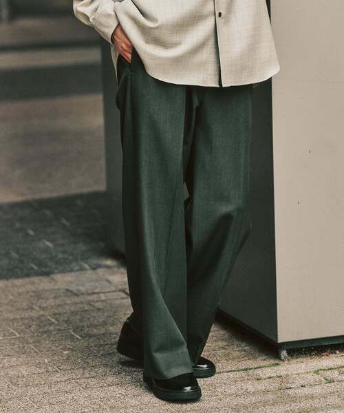 417 EDIFICE（フォーワンセブンエディフィス）の「”4WAYストレッチ” イージーパンツ（スラックス・メンズ・ブラック/カーキ/ブラウン・SMALL/LARGE/MEDIUM）」の3枚目の写真