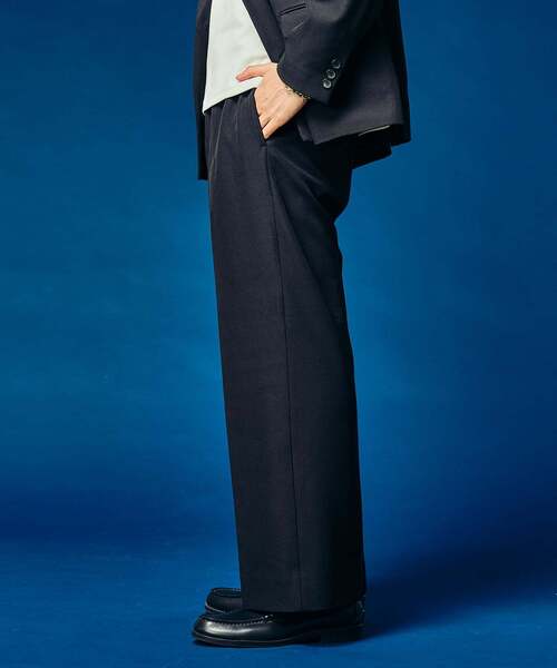 417 EDIFICE（フォーワンセブンエディフィス）の「”4WAYストレッチ” イージーパンツ（スラックス・メンズ・ブラック/カーキ/ブラウン・SMALL/LARGE/MEDIUM）」の4枚目の写真