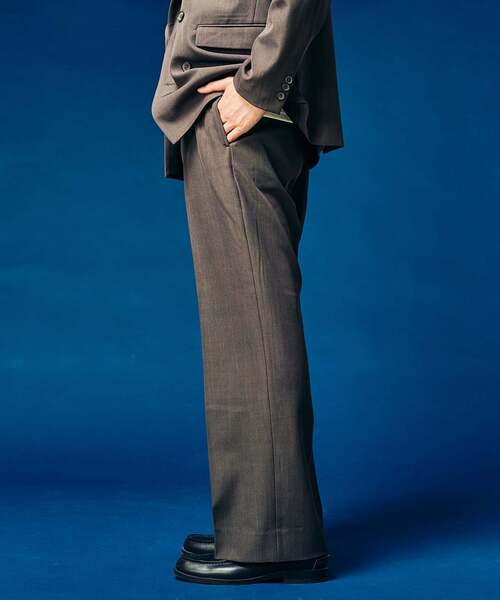 417 EDIFICE（フォーワンセブンエディフィス）の「”4WAYストレッチ” イージーパンツ（スラックス・メンズ・ブラック/カーキ/ブラウン・SMALL/LARGE/MEDIUM）」の5枚目の写真