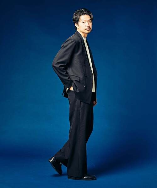 417 EDIFICE（フォーワンセブンエディフィス）の「”4WAYストレッチ” イージーパンツ（スラックス・メンズ・ブラック/カーキ/ブラウン・SMALL/LARGE/MEDIUM）」の9枚目の写真