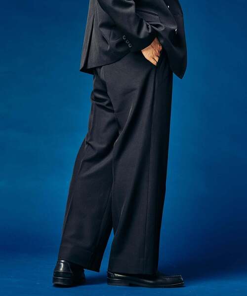 417 EDIFICE（フォーワンセブンエディフィス）の「”4WAYストレッチ” イージーパンツ（スラックス・メンズ・ブラック/カーキ/ブラウン・SMALL/LARGE/MEDIUM）」の13枚目の写真