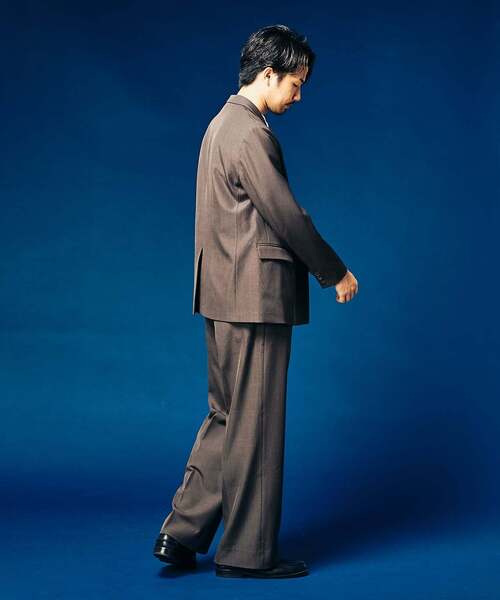 417 EDIFICE（フォーワンセブンエディフィス）の「”4WAYストレッチ” イージーパンツ（スラックス・メンズ・ブラック/カーキ/ブラウン・SMALL/LARGE/MEDIUM）」の18枚目の写真