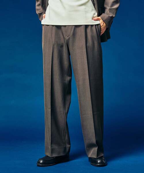 417 EDIFICE（フォーワンセブンエディフィス）の「”4WAYストレッチ” イージーパンツ（スラックス・メンズ・ブラック/カーキ/ブラウン・SMALL/LARGE/MEDIUM）」の21枚目の写真