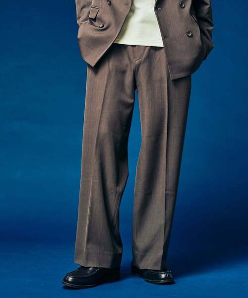 417 EDIFICE（フォーワンセブンエディフィス）の「”4WAYストレッチ” イージーパンツ（スラックス・メンズ・ブラック/カーキ/ブラウン・SMALL/LARGE/MEDIUM）」の22枚目の写真