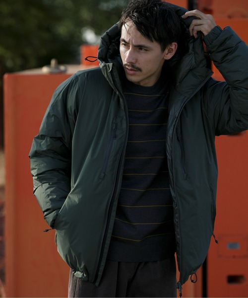 ブラック ダウンジャケット NANGA（ナンガ）の「『別注』NANGA×DOORS AURORA TEX DOWN PARKA