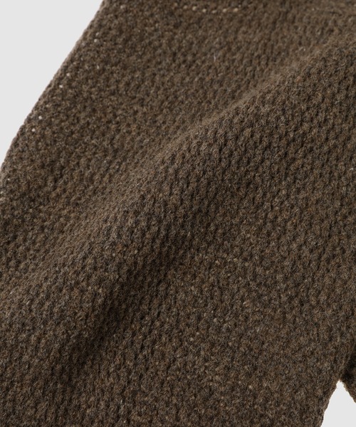 PHINGERIN（フィンガリン）の「HOLE KNIT SKIPPER（ニット/セーター・メンズ・ブラック/ブラウン/サックスブルー・L）」の18枚目の写真