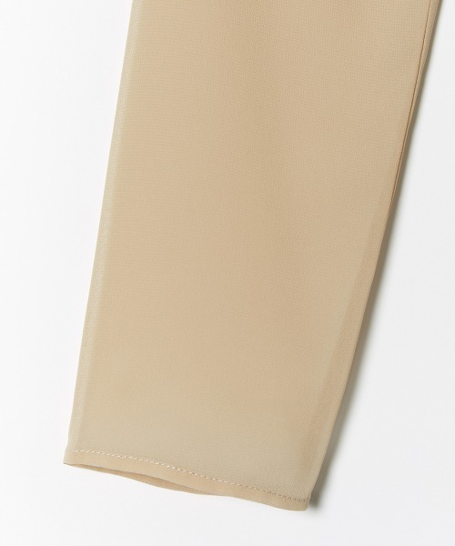 leinwande（ラインヴァンド）の「【leinwande】Sheer Basic Dress（ワンピース・レディース・ベージュ/ブラック・ONE SIZE）」の6枚目の写真