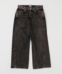 jieda ジエダ　ブラックジーンズ Jieda(ジエダ) WIDE ONE TUCK STRAIGHT DENIM PANTS ワイド