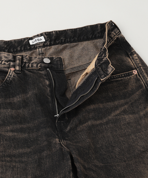 Jieda(ジエダ)の「JIEDA / ジエダ USED 3D WORK DENIM(デニムパンツ・メンズ・ブラック・1/2)」の6枚目の写真
