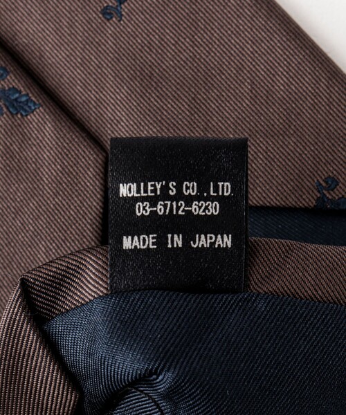 NOLLEY’S(ノーリーズ)の「西陣リーフフライドットネクタイ 25AWコレクション(ネクタイ・メンズ・ブルー系その他6/ブラウン系その他・FREE)」の22枚目の写真
