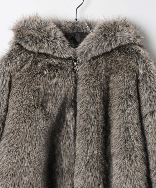 PBLIM（ページボーイリム）の「《UNISEX》ファーフードブルゾン