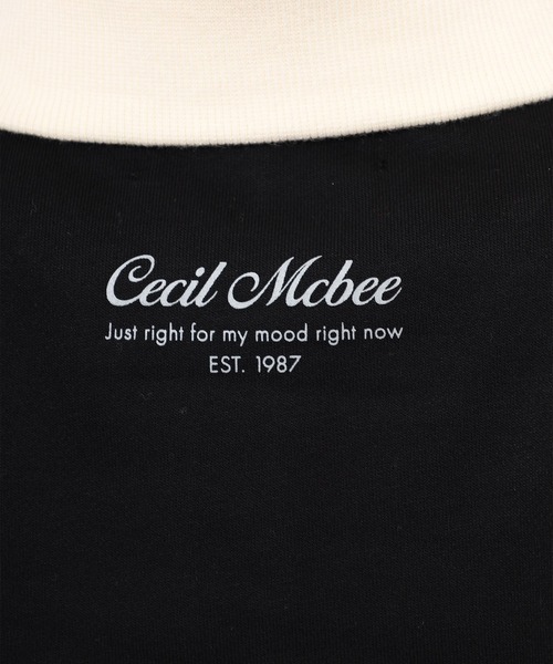 CECIL McBEE（セシルマクビー）の「SWEAT　POLO（スウェット・レディース・ブラック・2(M)/1(S)）」の14枚目の写真