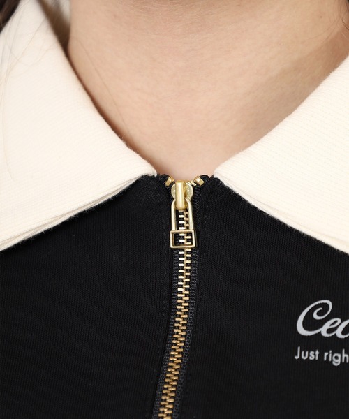 CECIL McBEE（セシルマクビー）の「SWEAT　POLO（スウェット・レディース・ブラック・2(M)/1(S)）」の11枚目の写真