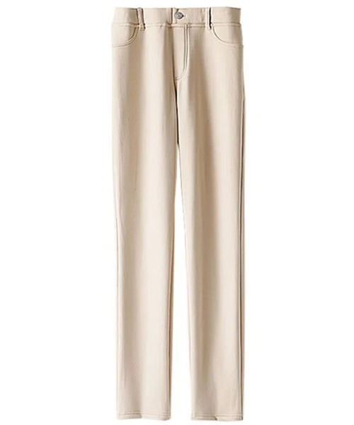 BELLUNA PLUS(ベルーナ)の「裏ベロアなめらかマシュマロパンツ68丈(その他パンツ・レディース・アイボリー/ブラック/ワイン/カーキ系・MEDIUM/X-LARGE/LARGE/SMALL)」の15枚目の写真