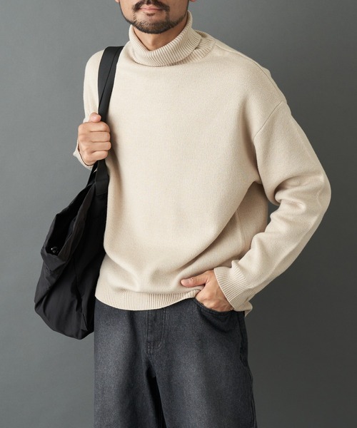 COLONY 2139（コロニートゥーワンスリーナイン）の「超軽量290g 撥水ポケッタブルラージトートバッグ（トートバッグ・メンズ・ベージュ/ブラック・FREE）」の16枚目の写真