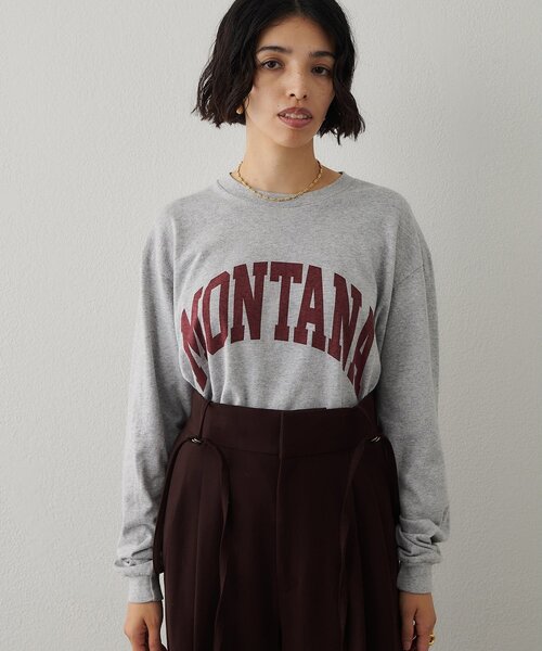 【新品未使用】MONTANAロングTシャツ WhimGazette ウィム MONTANAロングTシャツ（Tシャツ/カットソー）｜Whim Gazette（ウィム