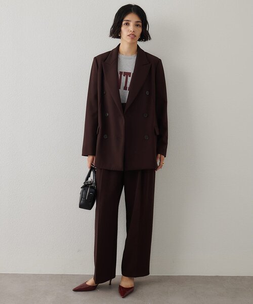 Whim Gazette(ウィムガゼット)の「MONTANAロングTシャツ(Tシャツ/カットソー・レディース・グレー/アイボリー・FREE)」の20枚目の写真