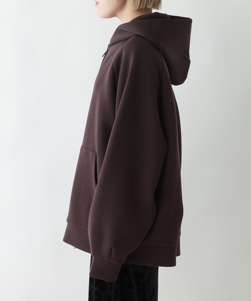 RAGEBLUE（レイジブルー）の「WジップポンチスウェットBIGパーカー（パーカー・レディース・ダークブラウン/その他23/グレー系その他・FREE）」の19枚目の写真