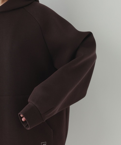 RAGEBLUE（レイジブルー）の「WジップポンチスウェットBIGパーカー（パーカー・レディース・ダークブラウン/その他23/グレー系その他・FREE）」の22枚目の写真