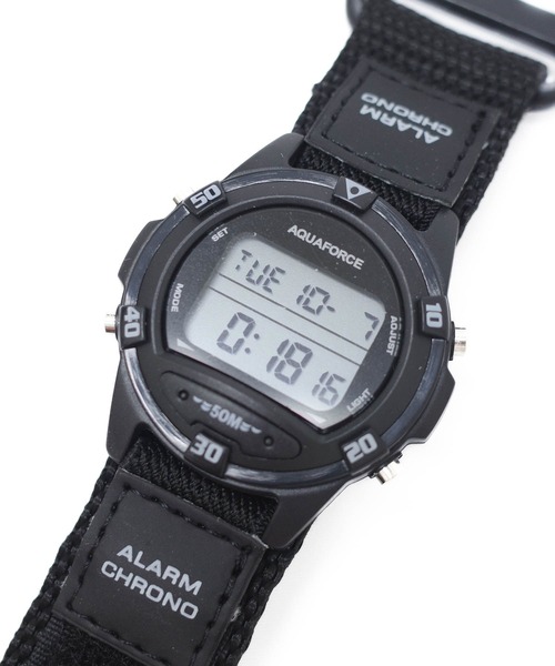 INNOCENT(イノセント)の「【UT205】【AQUAFORCE/アクアフォース】MULTI FUNCTION DIGITAL WATCH 26-001(デジタル腕時計・メンズ・ブラック・FREE)」の5枚目の写真